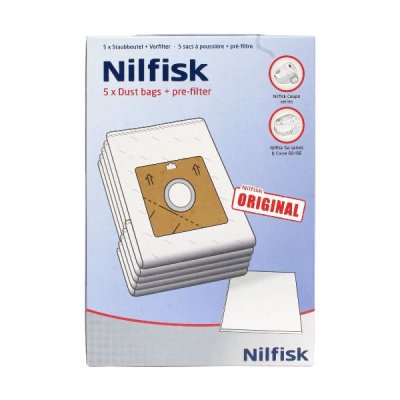 Nilfisk Coupe Neo and GO Series GM65 GM60 Vacuum Cleaner Paper Dust Bag 5 Pack 