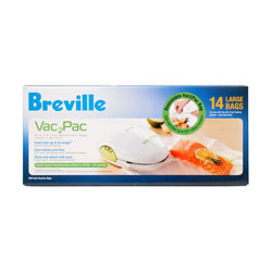Breville Vacuum Sealer Bags Large 14pk - Vac2Pac