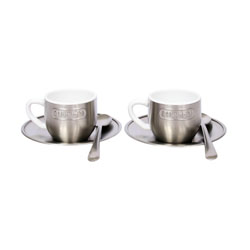 Delonghi Espresso Machine Espresso Metal Cups 2pk